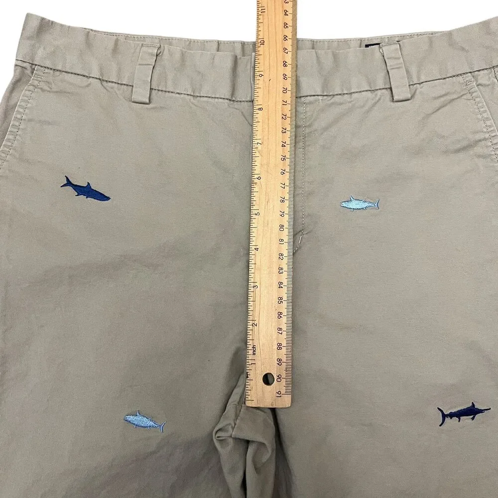 Vineyard Vines Boys Chino Pants Sz 18‎ Shark Fish